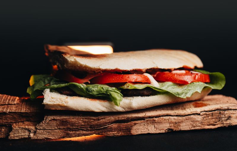 Turkey hoagie with fresh toppings