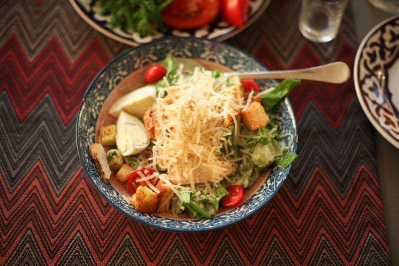 Fresh garden salad catering side