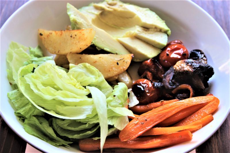 Pasta salad catering side dish